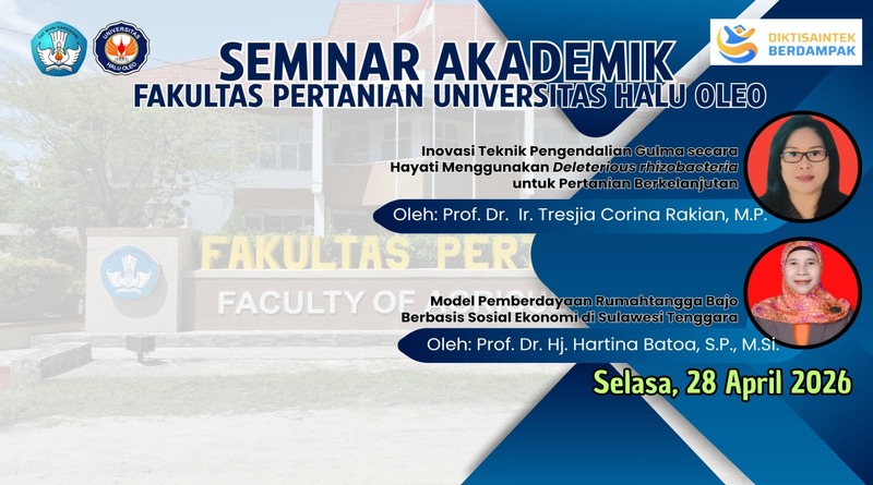Seminar Akademik FP UHO Angkat Inovasi Pertanian Berkelanjutan dan Pemberdayaan Masyarakat Pesisir