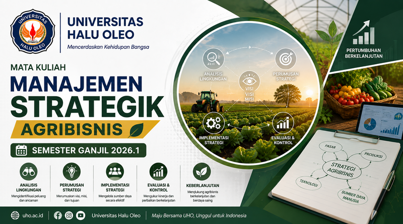 Mata Kuliah Manajemen Strategik Semester Ganjil 2026.1 – Agribisnis