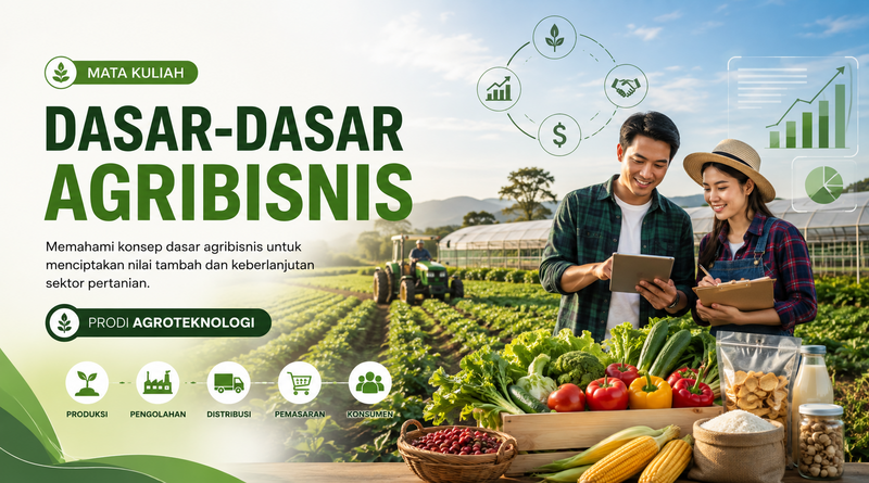 Mata Kuliah Dasar-Dasar Agribisnis Semester Ganjil 2026.1 –  Agroteknologi